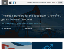 Tablet Screenshot of eiti.org